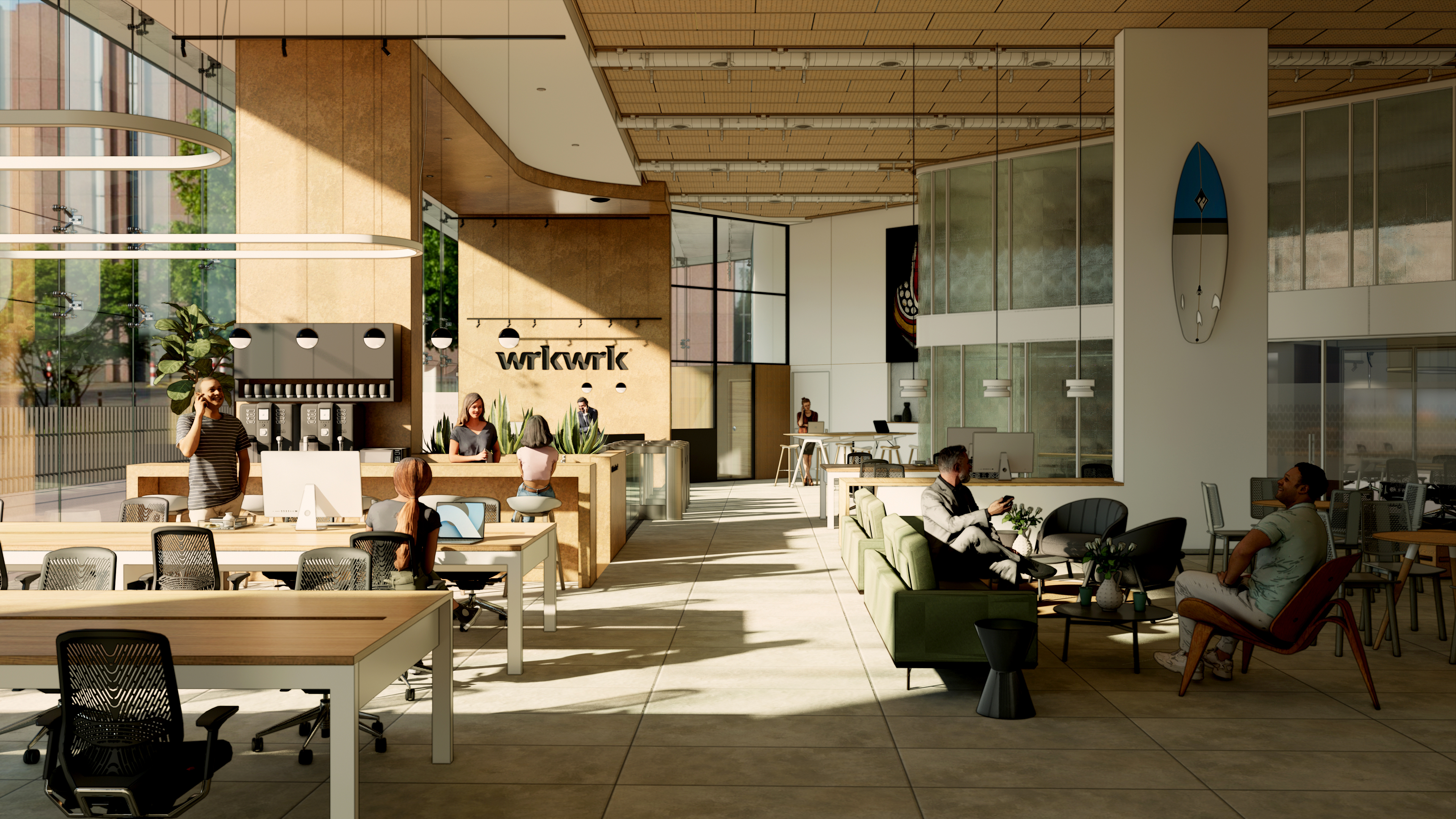 Coworking spaces designed for modern workdays